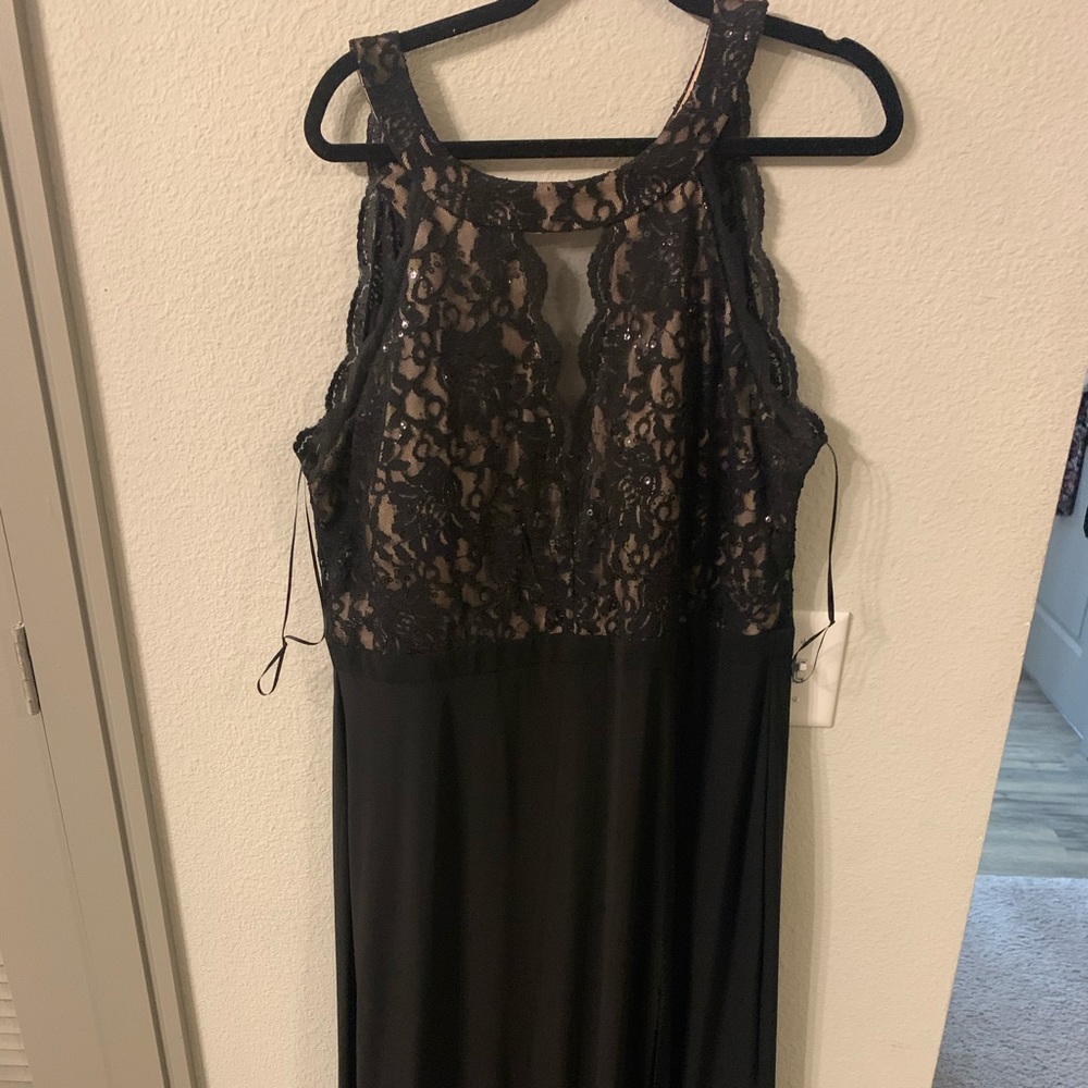 Long black formal dress